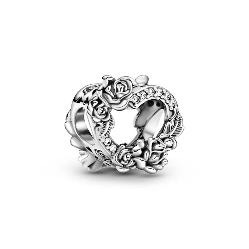 S925 Sterling Silver Fortune Cat Charm Beads Bracelet Charms