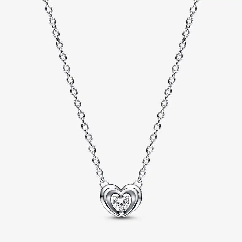 925 Sterling Silver Wave Radiant Heart Stud Earrings