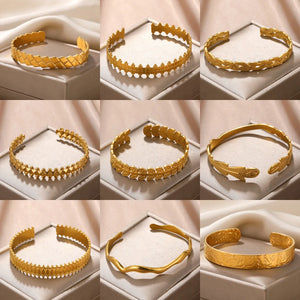 Adjustable Bracelet & Bangle Fine Stainless Steel for Women Jewelry
