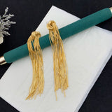 Tassels Clip Earrings Wedding Jewelry