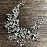 Bride Wedding Hair Comb Rhinestone Side Hairpin Tiara Headpiece