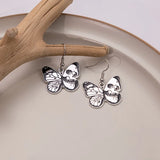 Halloween Butterfly Skull Earrings Women's Personality Jewelry