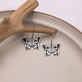Halloween Butterfly Skull Earrings Women's Personality Jewelry
