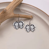 Halloween Butterfly Skull Earrings Women's Personality Jewelry