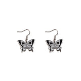 Halloween Butterfly Skull Earrings Women's Personality Jewelry