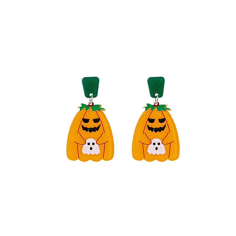 Funny Cartoon Ghost Earrings All-match Jewelry Gift
