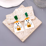 Funny Cartoon Ghost Earrings All-match Jewelry Gift