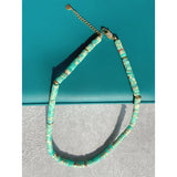 Boho Natural Stone Necklace Mix Strip Gem Beads Strand Jewelry