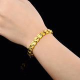 24K Plated Woman Wedding Bracelet Engagement Party Gift