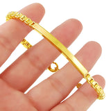24k Bracelet Box Hand Chain Bracelets For Women Wedding Engagement Jewelry Gift