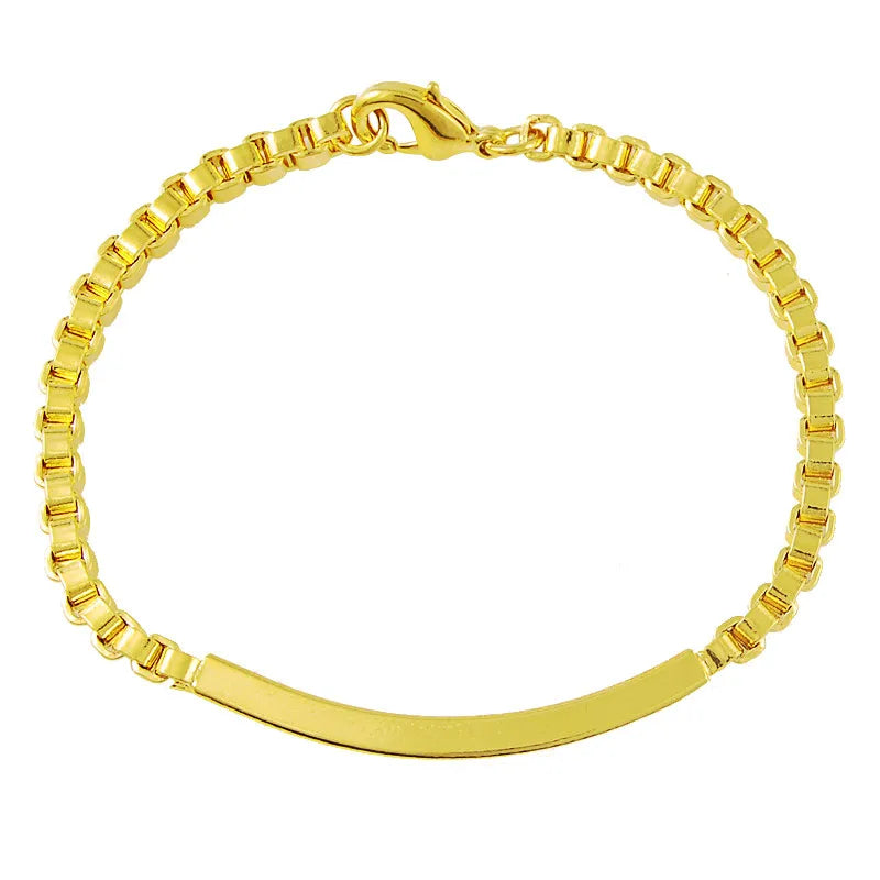 24k Bracelet Box Hand Chain Bracelets For Women Wedding Engagement Jewelry Gift