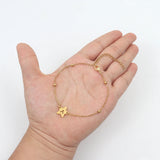 Hot Star Initial Bracelet Women A-Z Letter Stainless Steel Chain