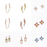 Hot Knot Earrings Ladies Light Temperament Party Jewelry Gift