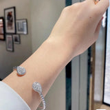 Zircon Water Drops Bracelet European Jewelry