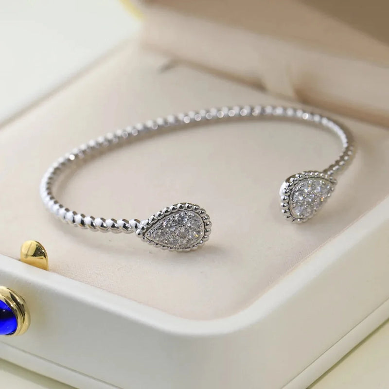 Zircon Water Drops Bracelet European Jewelry