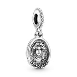 Fit Pan Charm Key Buckle S925 Sterling Silver DIY Pendant Beads Gift