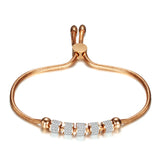 Adjustable Crystal Bracelet - Austrian Crystal Inlay - Women's Party Accessory