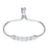 Adjustable Crystal Bracelet - Austrian Crystal Inlay - Women's Party Accessory