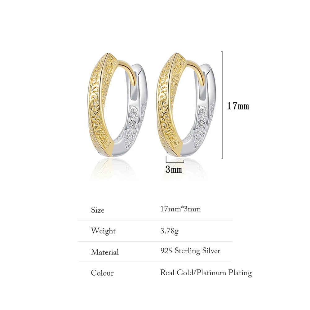 Real 925 Silver Vintage Earrings & Trending Delicate Jewelry