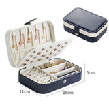 PU Leather Jewelry Box Earring Storage Display Organizer