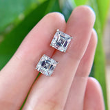 Japanese Pagoda Car Flat Simulation Drill Ear Studs Ear Jewelry