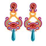 KPacTa Vintage Soutache Dangle Earrings for Women