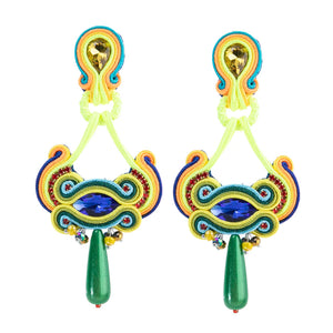 KPacTa Vintage Soutache Dangle Earrings for Women