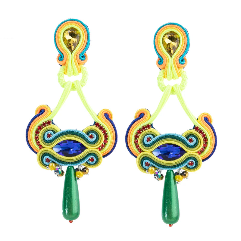 KPacTa Vintage Soutache Dangle Earrings for Women