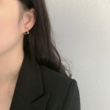 925 Silver Box Earrings for Women