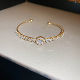 Geometric Opening Bracelet Romantic Women's Jewelry