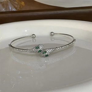 Snake-shaped Open Bracelet Women's Jewelry