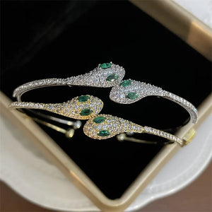 Snake-shaped Open Bracelet Women's Jewelry