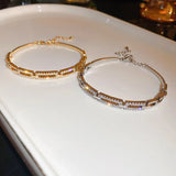 Square Hollow Bracelet for Women, Elegant Jewelry