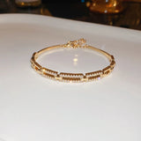 Square Hollow Bracelet for Women, Elegant Jewelry