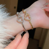 Square Hollow Bracelet for Women, Elegant Jewelry
