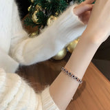 Red Crystal Retro Bracelet Women's Jewelry