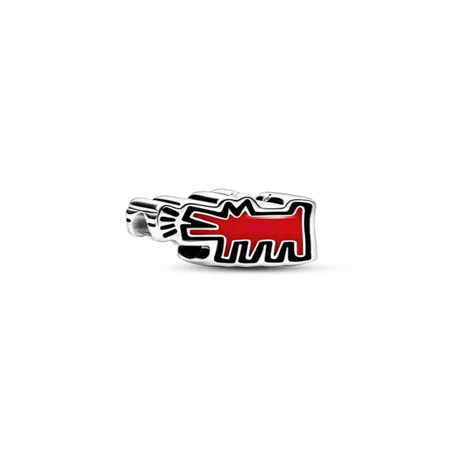 Pando Glowing Love Bracelet 925 Sterling Silver Charms DIY Women's Rings