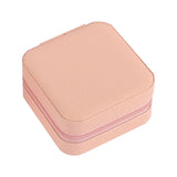 Leather Portable Jewelry Storage Box Jewelry Organizer Display Travel