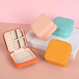 Leather Portable Jewelry Storage Box Jewelry Organizer Display Travel
