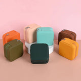Leather Portable Jewelry Storage Box Jewelry Organizer Display Travel