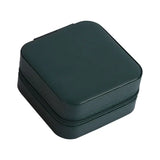 Leather Portable Jewelry Storage Box Jewelry Organizer Display Travel