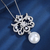 16mm Pearl Pendant Necklace for Women
