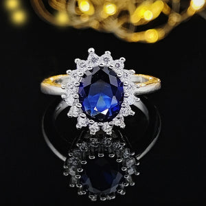 Sunflower Silver Dubai Women Lady Anniversary Jewelry R5519