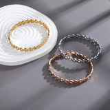 Luxury Crystal Bangles for Women, Stainless Steel Bracelets, Gift