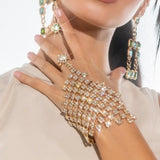 Bohemian Crystal Claw Chain Handchain for Wedding Party