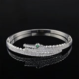 Silver Wedding Bracelet Bangle for Women Anniversary Gift Jewelry