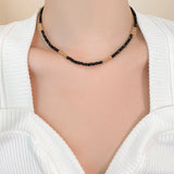 Crystal Grain Collar Necklace Elegant Women's Jewelry