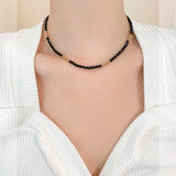 Crystal Grain Collar Necklace Elegant Women's Jewelry