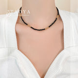 Crystal Grain Collar Necklace Elegant Women's Jewelry