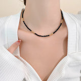 Crystal Grain Collar Necklace Elegant Women's Jewelry